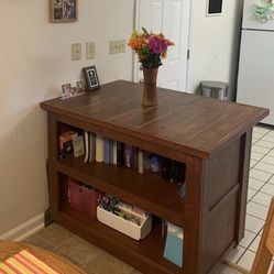 Hand Built Rolling Kitchen Island