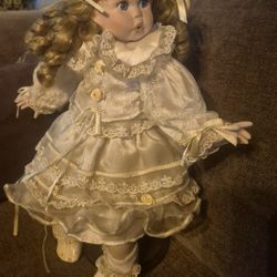 Vintage Porcelain Doll