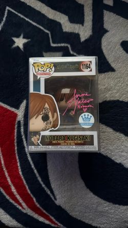 Signed Jujutsu Kaisen Nobara Kugisaki Funko Pop 
