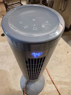 Tower Fan with Touch Controls and Display