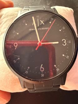 Armani Exchange Black Stainless Steel Watch