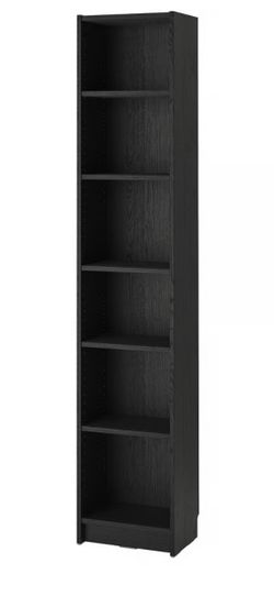 Black ikea billy bookcase