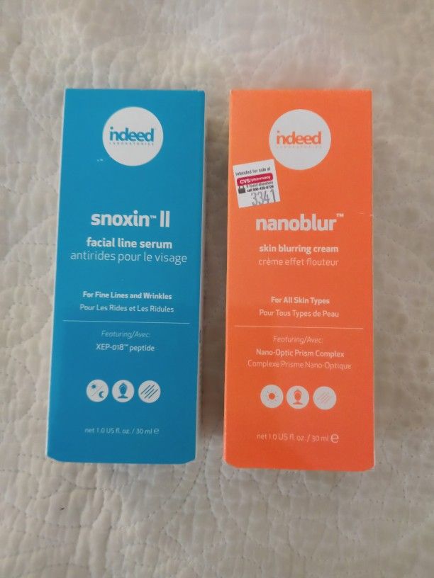 Skin Care Indeed Laboratories Nanoblur And Snoxin-II New Face Cream