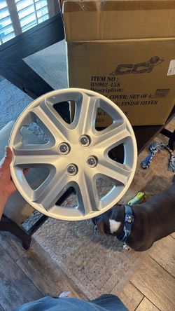 Wheel Covers Size 15 Silver