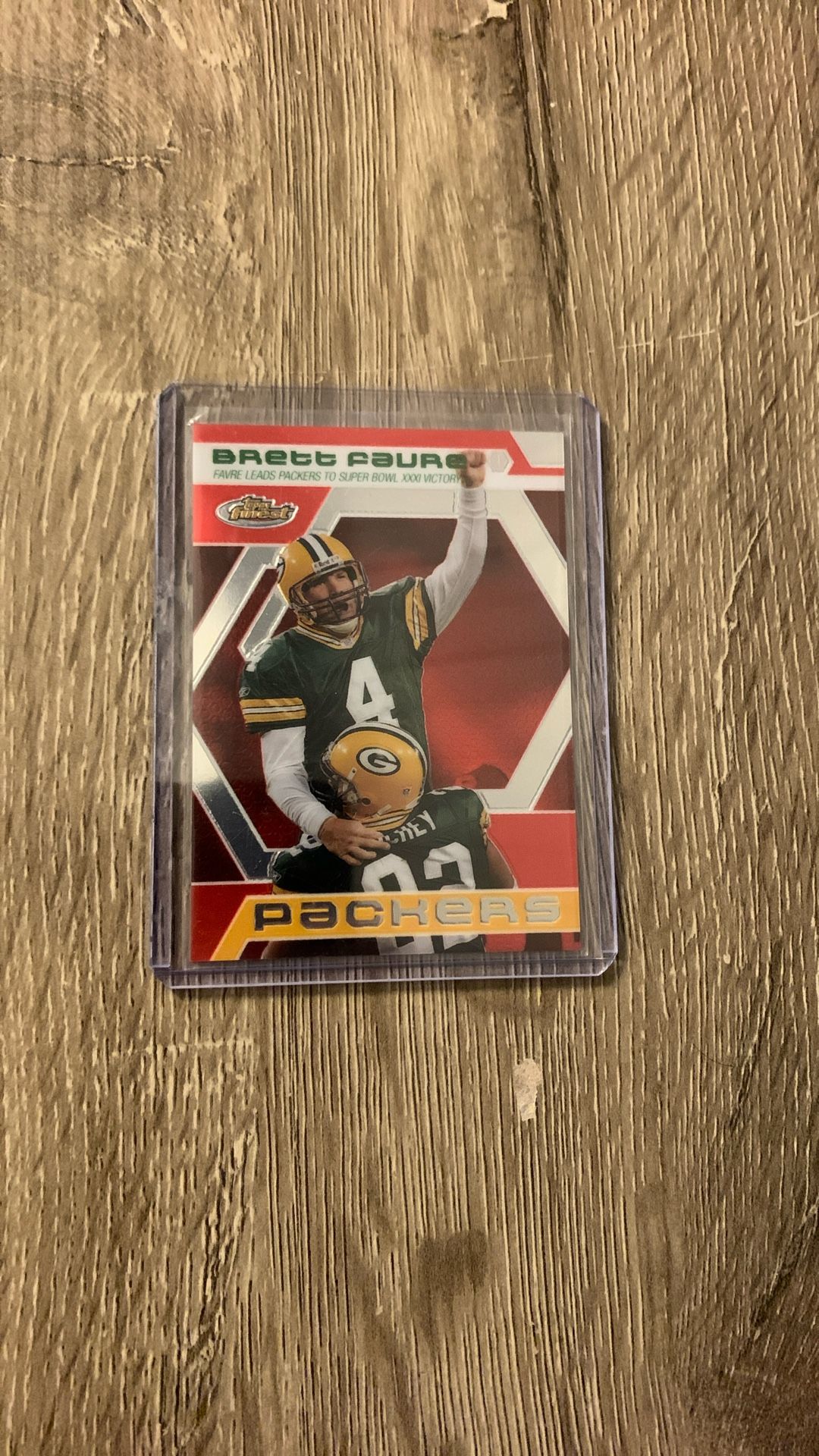 Brett Favre Super Bowl Champion Card