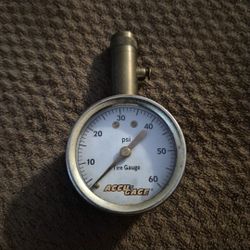 Tire pressure gauge.