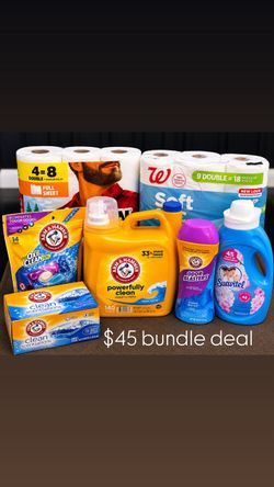 $45 laundry detergent bundle
