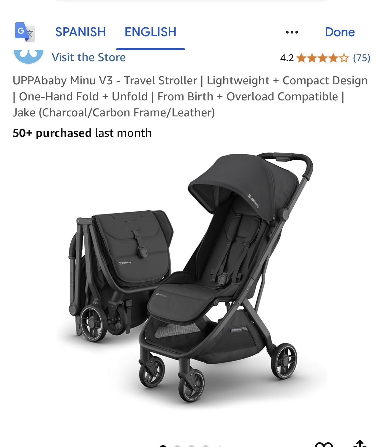 Uppababy Stroller