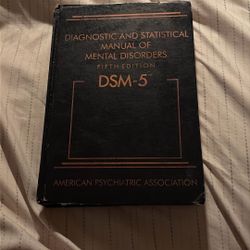 Diagnostic And Statistical Manual Of Mental Disorders - Fifth Edition FSM-5tm
