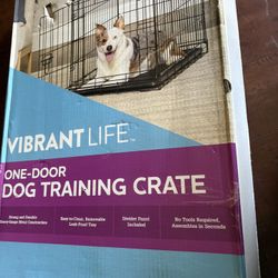 Vibrant Dog Training Crate 