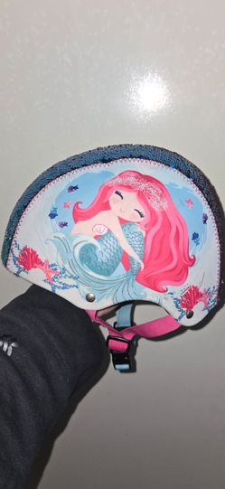 Little miss matched mermaid helmet