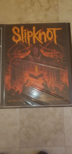 Slipknot Concert Poster September 7 2024