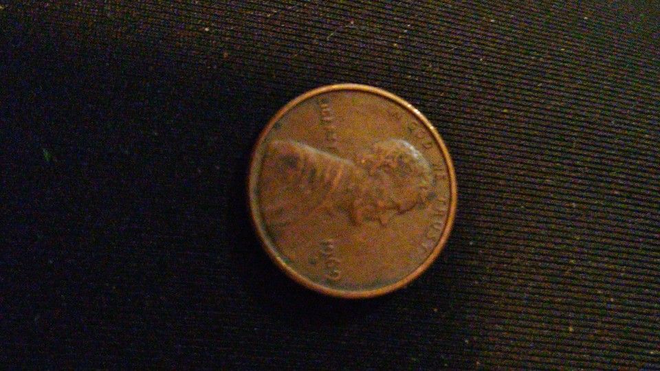 1969 Penny Error Ddi