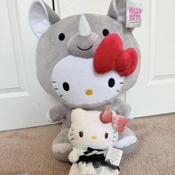 HELLO KITTY PLUSHIES/ STUFF ANIMALS
