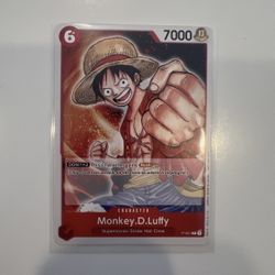 One Piece Monkey. D. Luffy P-001 Promo Card 