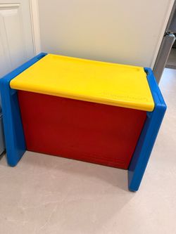 Fisher-Price Kids Toy Box & Activity Desk – Large Storage Bin