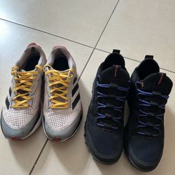 2 Pairs Men’s Shoes Size 11 Adidas/Columbia