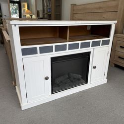 Tv stand with fireplace (FREE 24H DELIVERY)