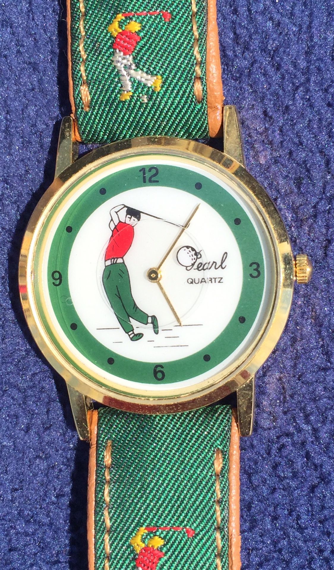 Vintage Watch: Golf Theme