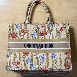 Dior Book Tote Large Floral 