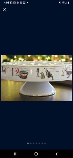 12 Days of Christmas Cake Stand 