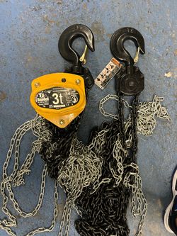 BADGER 3 TON CHAIN HOIST CB030, 30 FEET