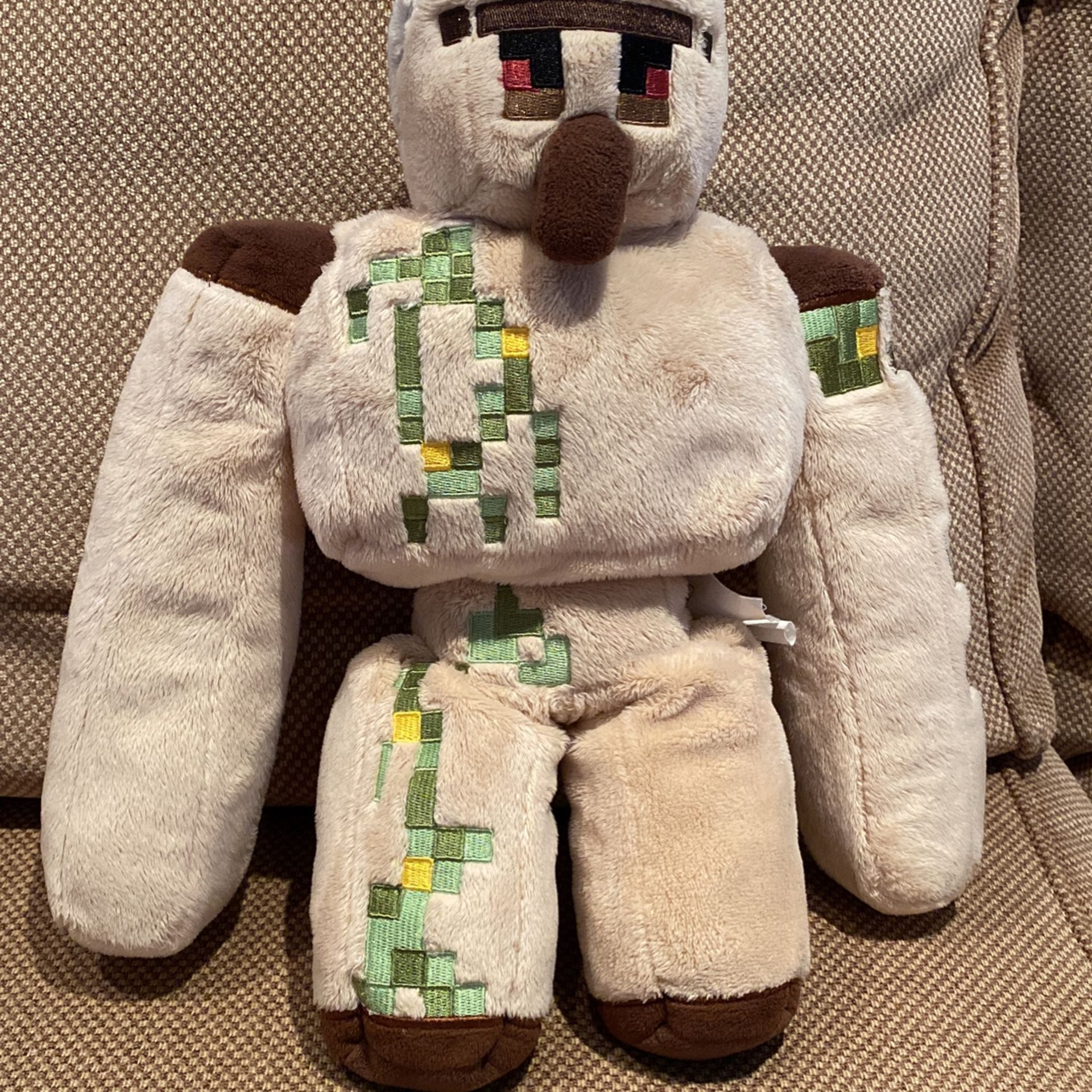 Mojang Minecraft Iron Golem Plush 14" Spin Master Jinx Plush