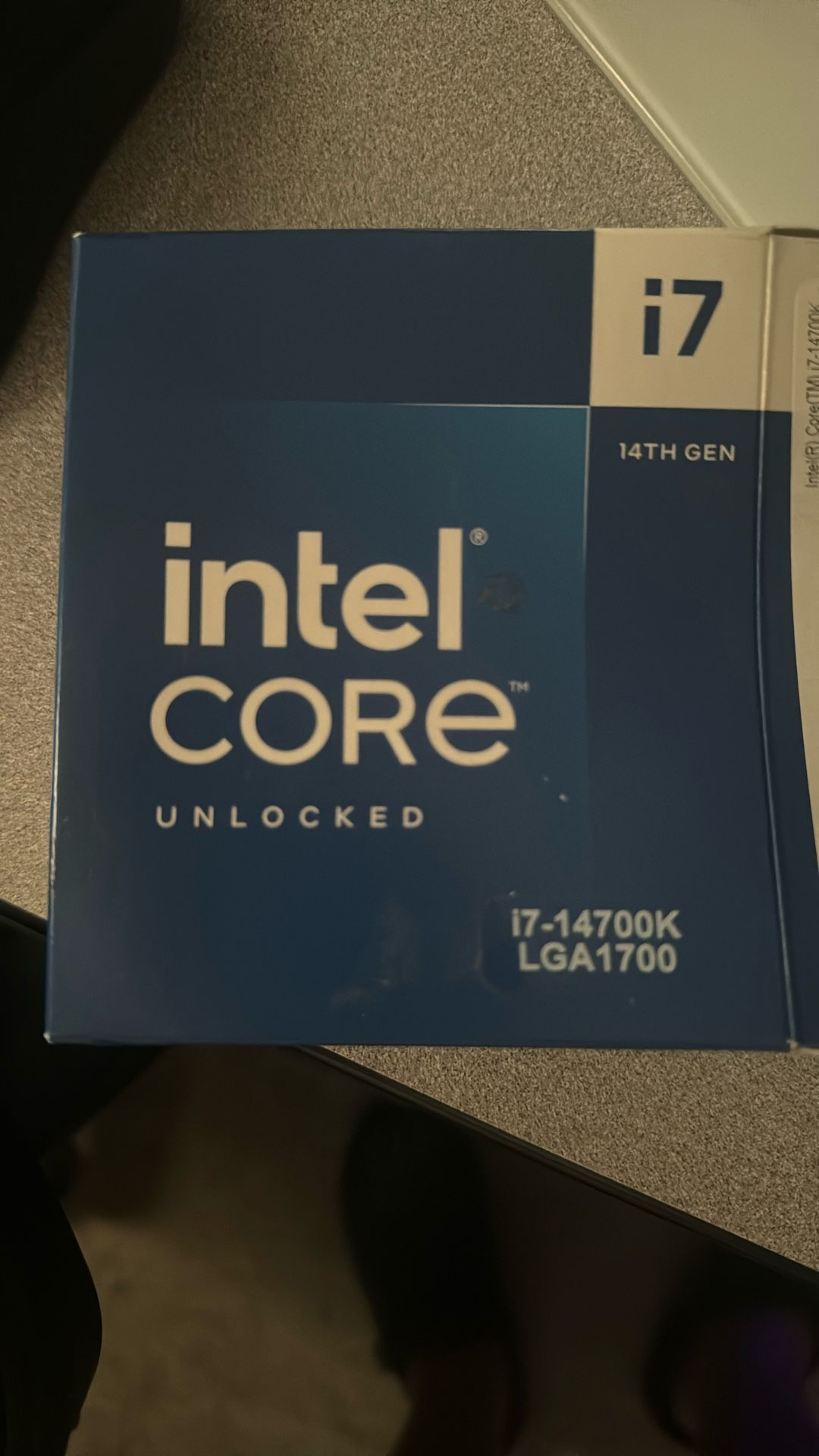 Intel I-7 14700k