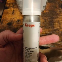 Keeps Extra Strength Minoxidil for Men - 5% Minoxidil Foam Hair Loss & Regrowth Treatment for Thinning & Bald Spots 