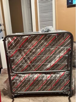 Folding bed with mattress (brand new)