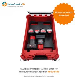 M12 Mixed Battery Holder Liner