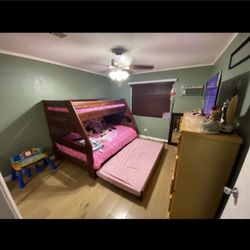 Twin Over Full Bunk Bed With Steps 