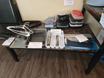 Coffee table and dining table set
