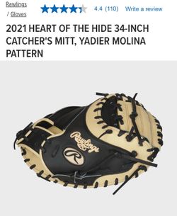 2021 heart of the hide Catcher mitt