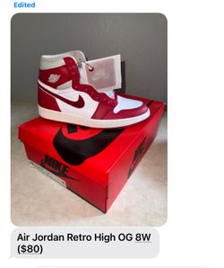 Air Jordan Retro High OG Women Size 8
