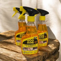3 Pack Goo Gone Original Spray Gel Adhesive Remover, Orange Citrus Scent- 12 oz