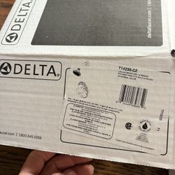 Delta Champagne Gold Shower Head And Universal Valve 