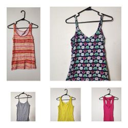 Bundle/Lot of 5 Large Women's Tank Tops
