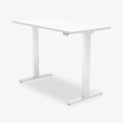 White sit/stand Desk 