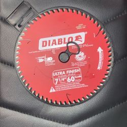 Diablo   7 1/4” 60 Teeth Ultra Finish Circular Saw Balde For Wood 