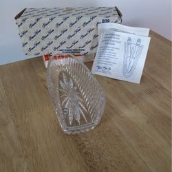 Prince House Lead Crystal Knife Holder 