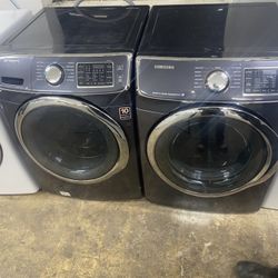 Samsung Set Washer And Dryer Gas Good Condition We Delivery 