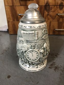 Vintage Avon Millennium 2000 Collectible Stein, $20