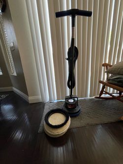 Oreck XL550 Commercial Orbiter Floor Buffer + Pads & Brush