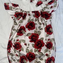 Baby Girl Floral Bodysuit w/ Headband