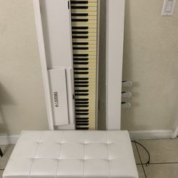 Used Piano with Stand