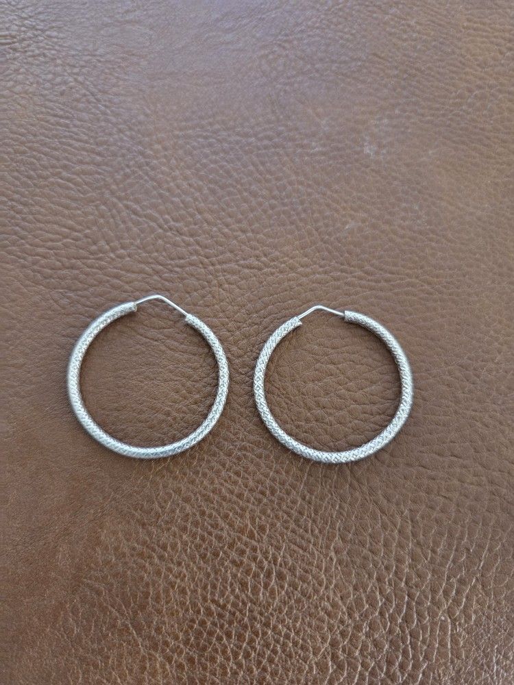 Silver Earrings/aretes De Plata