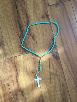 Beaded rosary turquoise