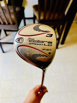 King Cobra 3 wood Regular flex Aldia shaft with Golf pride midsize grip white