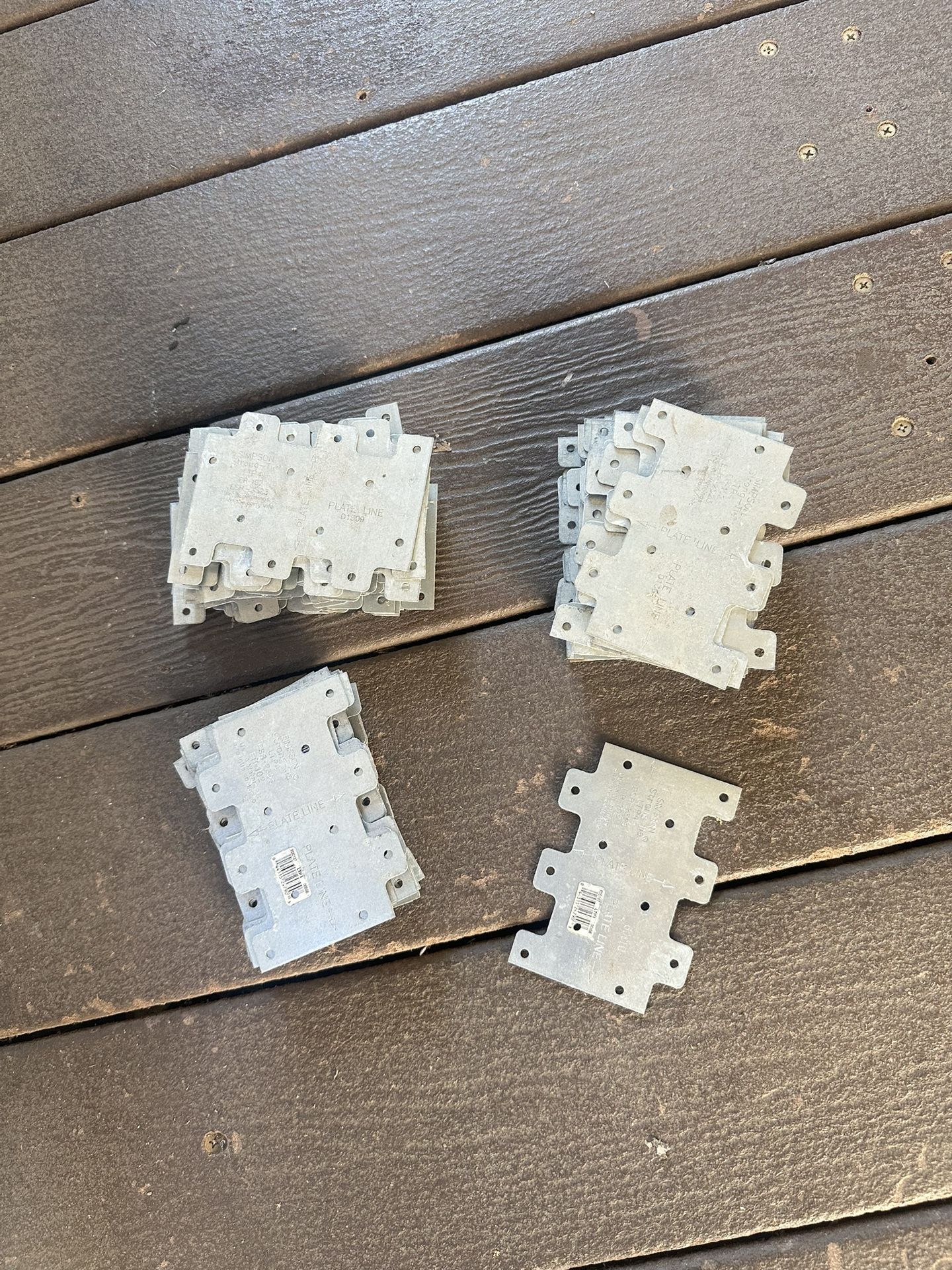 Simpson LTP4 3" × 4-1/4" Lateral Tie Plate - G90 Galvanized (100 Qty)